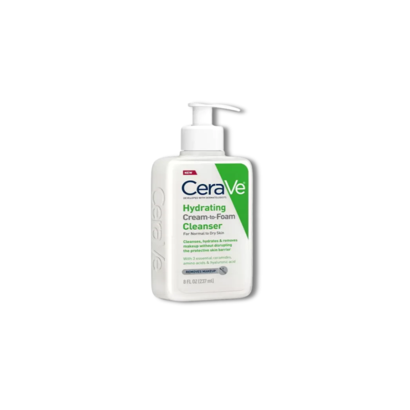 Cerave Hydrating Cream to Foam Cleanser Normal to Dry Skin 237ml