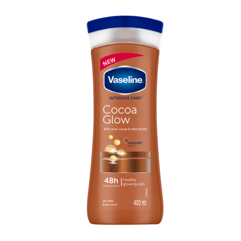 Vaseline Intensive Care Cocoa Glow Moisturising Body Lotion 400ml