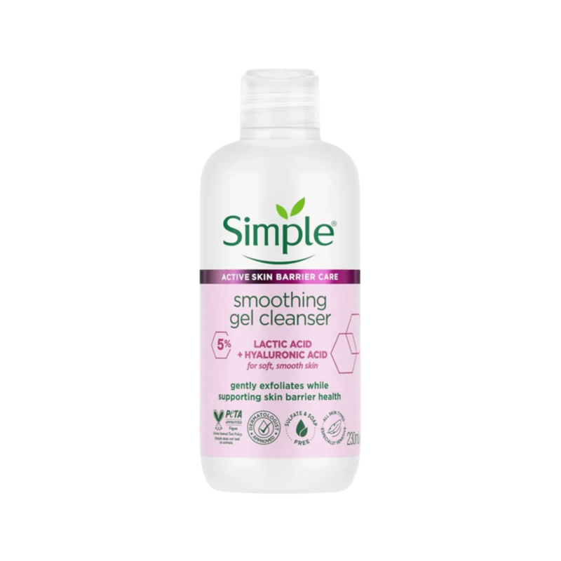 Simple Smoothing Gel Face Cleanser With 5% Lactic Acid230ml