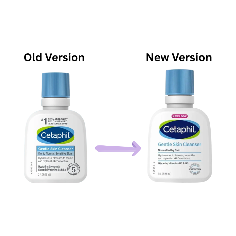 Cetaphil Gentle Skin Cleanser Normal to Dry, Sensitive Skin 59ml