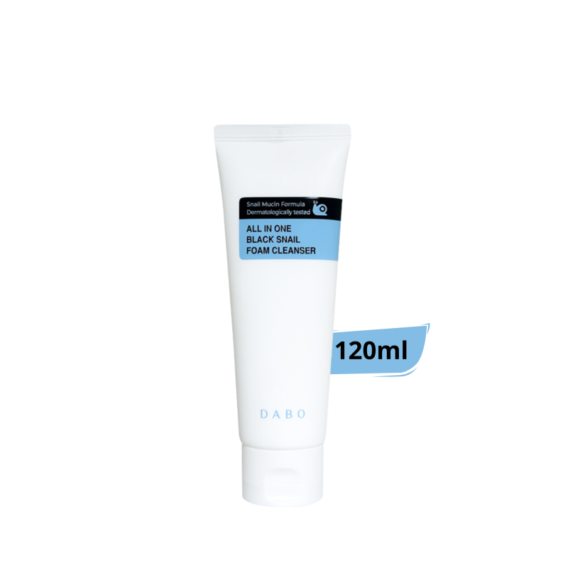 Dabo All In One Black Snail Foam Cleanser 120ml