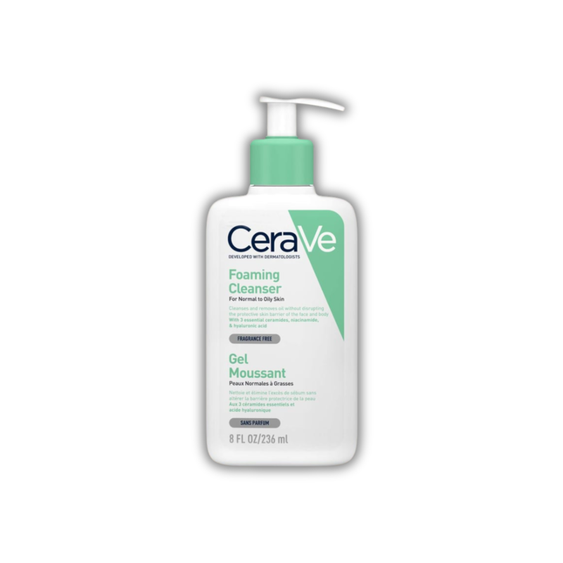 CeraVe Foaming Facial Cleanser for Normal To Oily Skin 236ml