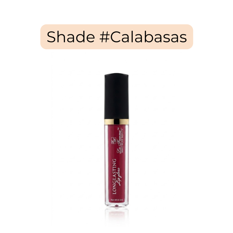 La Femme LongLasting Lip Gloss Shade # Calabasas