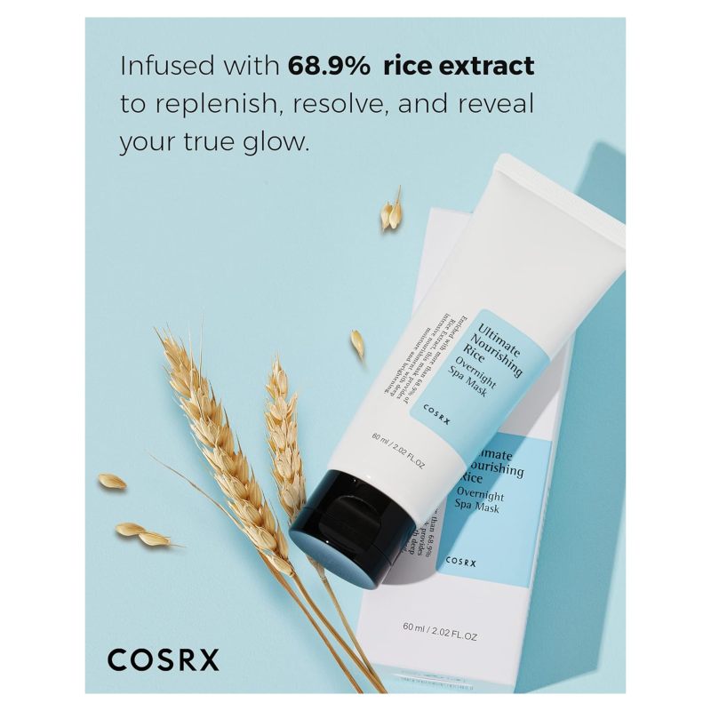 COSRX Ultimate Nourishing Rice Overnight Spa Mask – 60ml