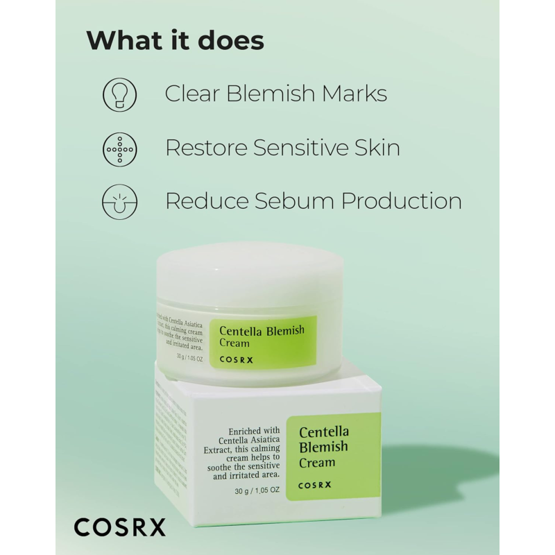Cosrx Centella Blemish Cream 30gm