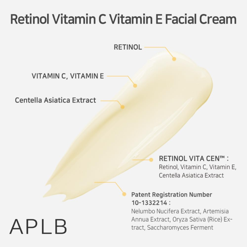 Aplb Retinol Vitamin C Vitamin E Facial Cream 55ml