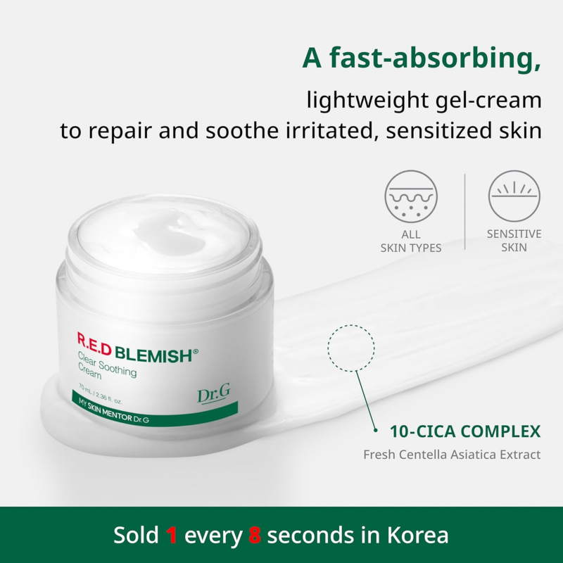 Dr. G Red Blemish Clear Soothing Cream 70ml