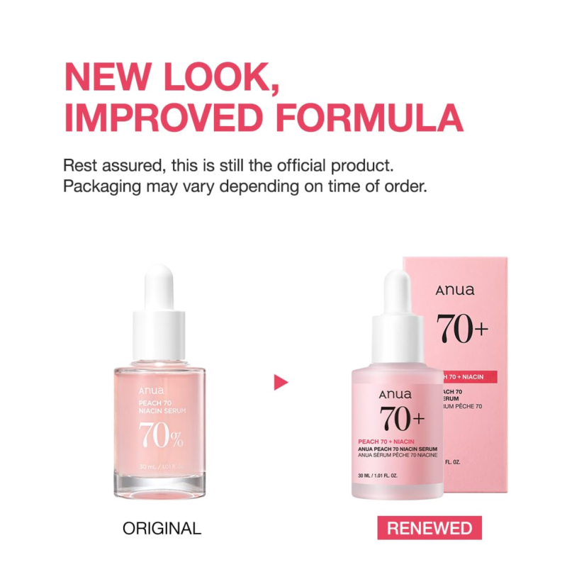 Anua Peach 70 Plus Niacinamide Serum 30ml