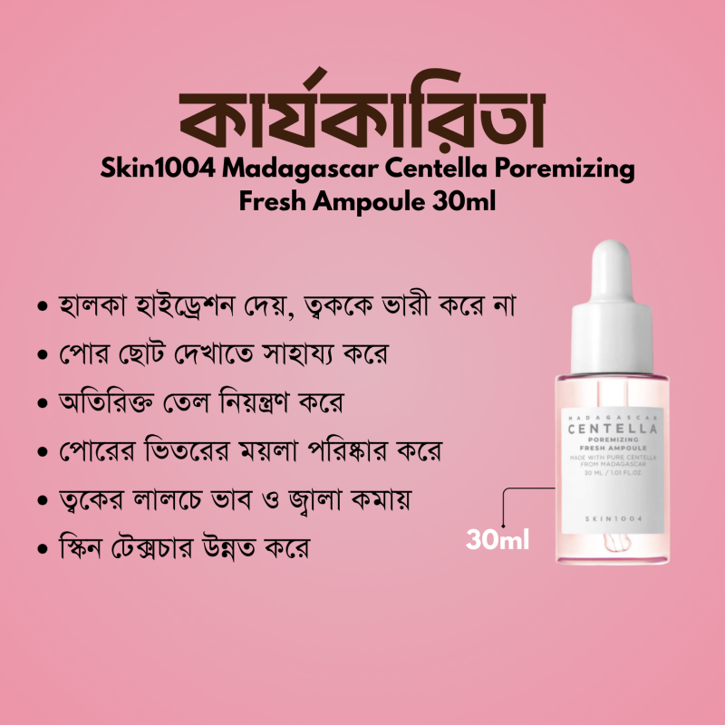 Skin1004 Madagascar Centella Poremizing Fresh Ampoule 30ml