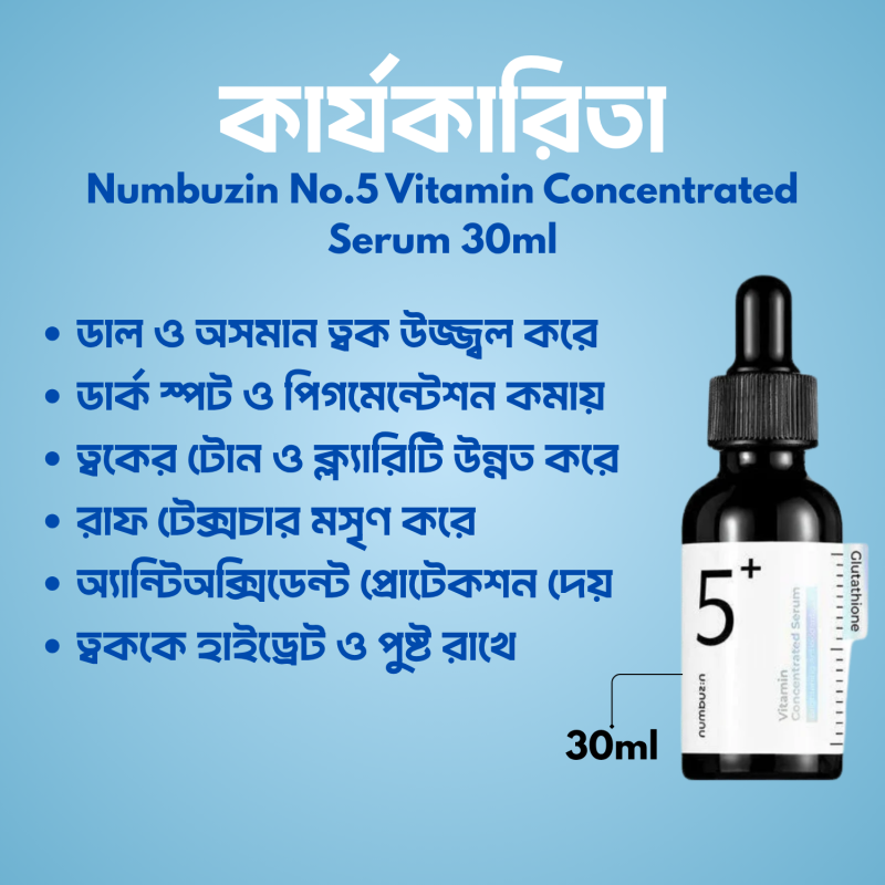 Numbuzin No.5 Vitamin Concentrated Serum 30ml