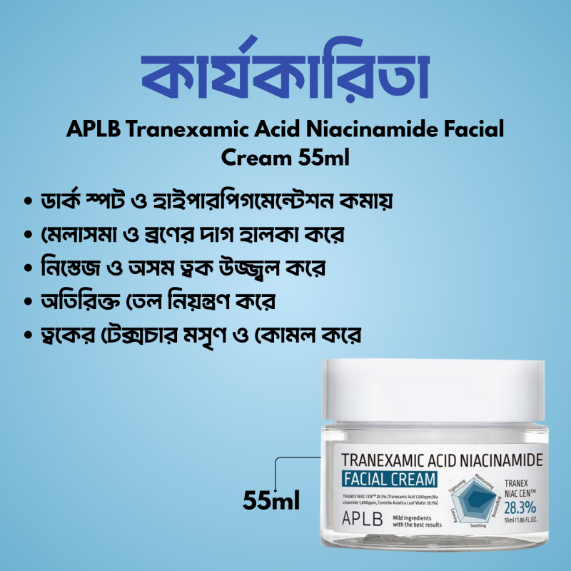 APLB Tranexamic Acid Niacinamide Facial Cream 55ml
