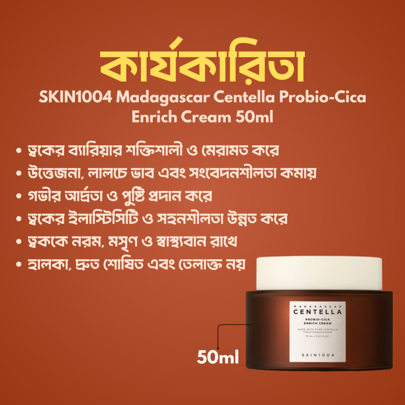 SKIN1004 Madagascar Centella Probio-Cica Enrich Cream 50ml