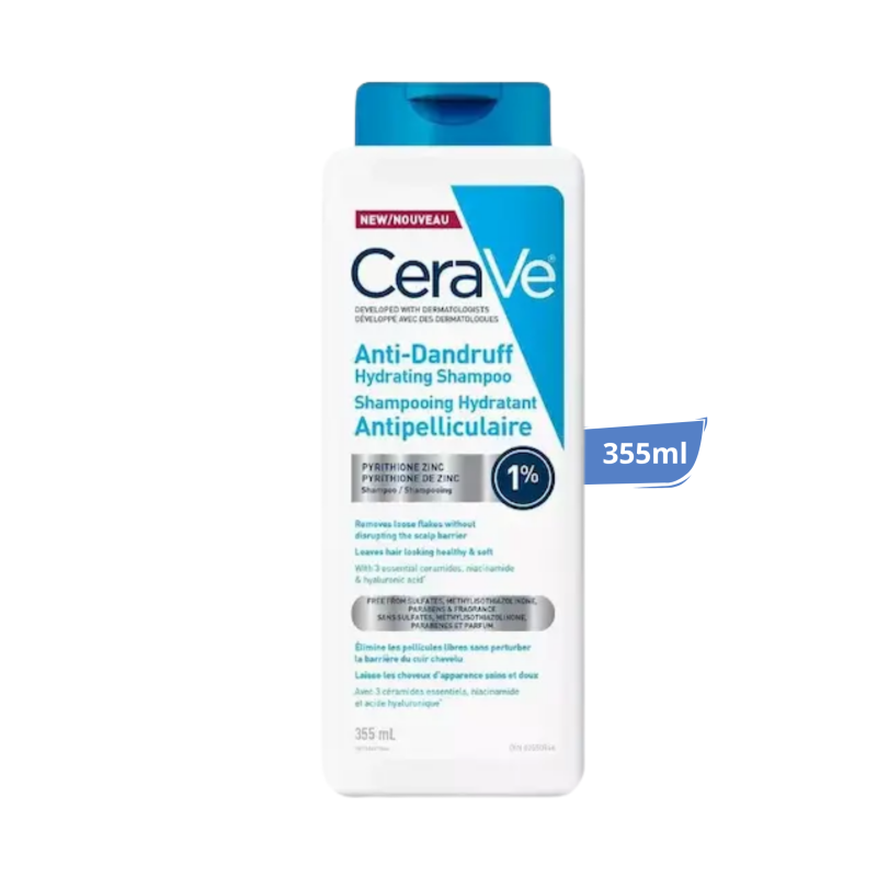 CeraVe Anti-Dandruff Hydrating Shampoo (355ml)