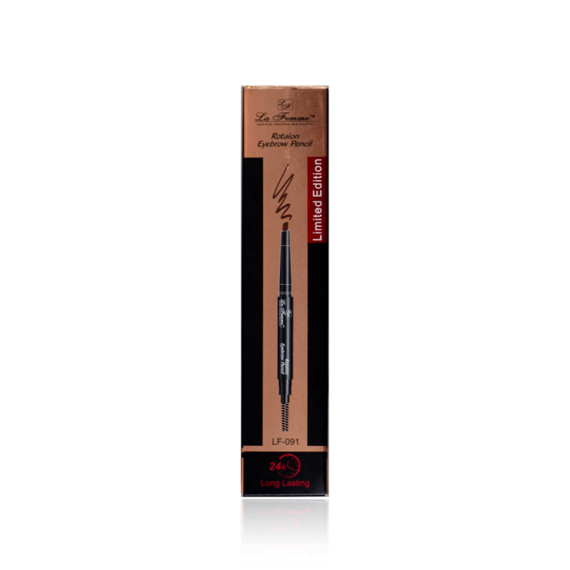 La Femme Rotation Eyebrow Pencil 24 Hours Long Lasting Automatic Eyebrow Pencil & Brush