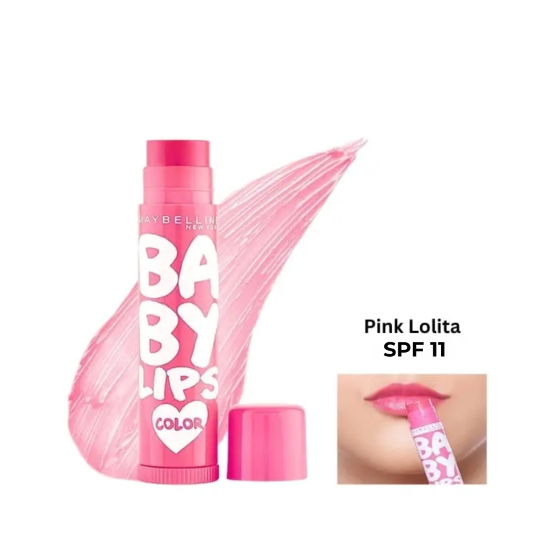 Maybelline baby colour lip balm pink lolita 4g