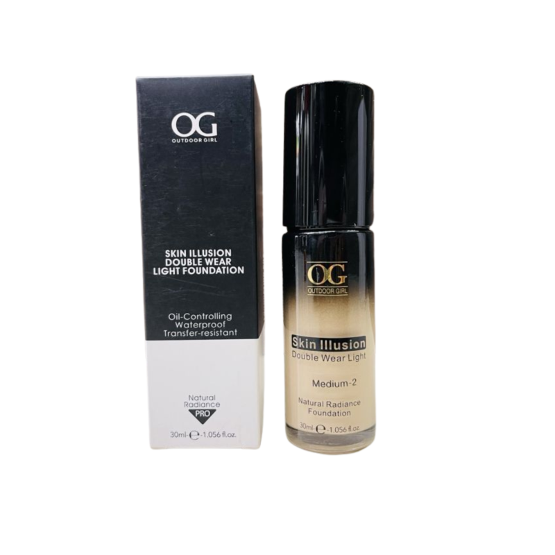 OG Skin Illusion Double Wear Light Foundation 30ml - Medium 2
