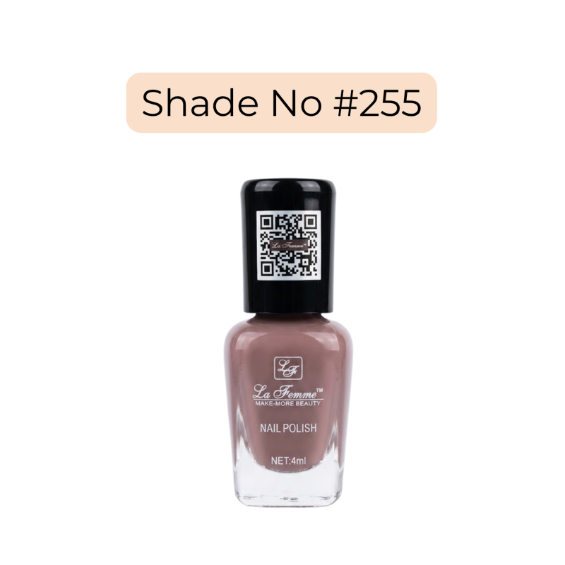 La Femme Nail Polish 4ml Shade 255