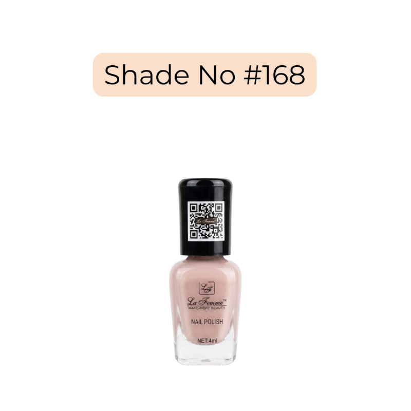 La Femme Nail Polish 4ml Shade 168