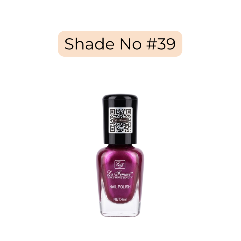La Femme Nail Polish 4ml Shade 39