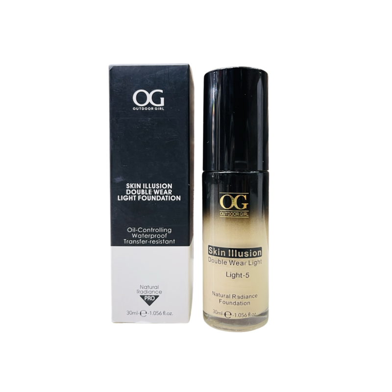 OG Skin Illusion Double Wear Light Foundation 30ml - Light 5