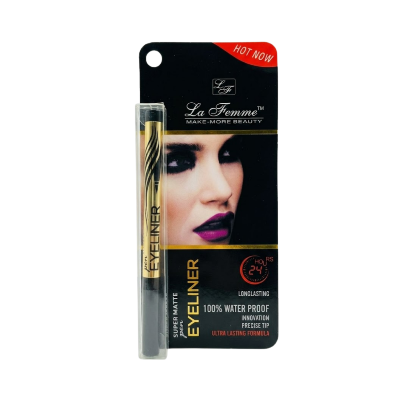La Femme Super matte Pen Eyeliner and Brush