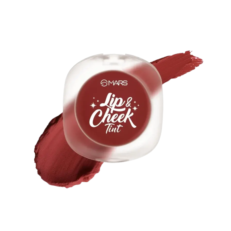 Mars Cosmetics Lip & Cheek Tint for Bold Pop Color #04 Protect Your Energy 2.8gm