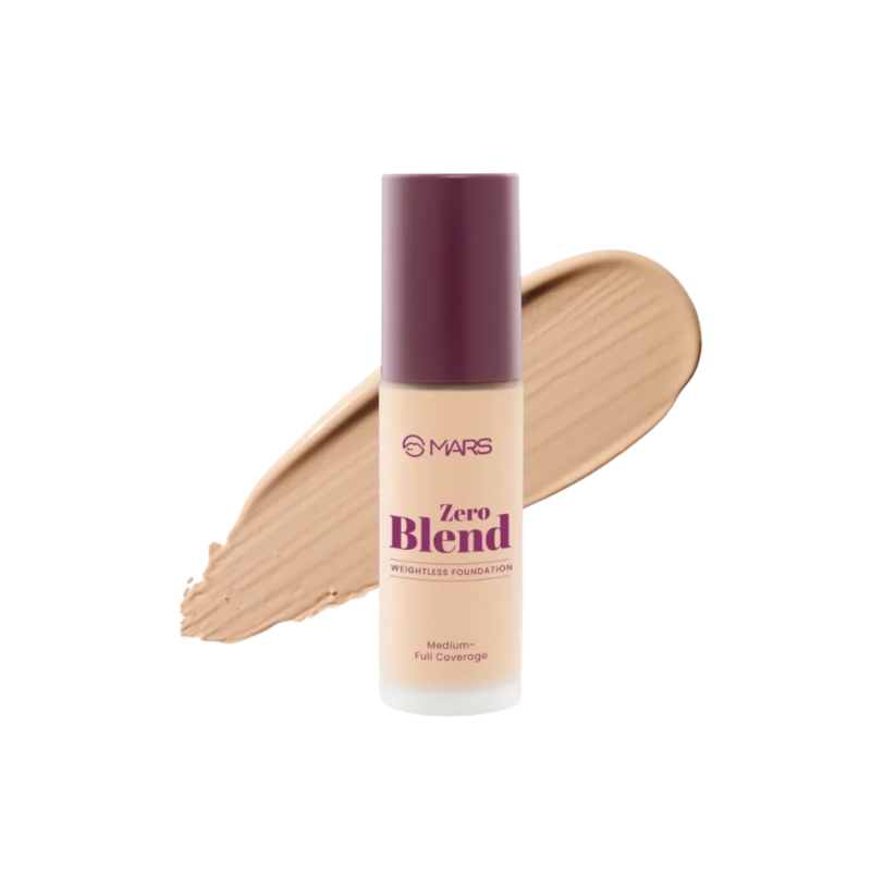 Mars Cosmetics Zero Blend Weightless Foundation #07 Caramel Glow 30ml