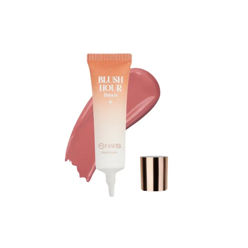 Mars Cosmetic Hour Dewy-Matte Finish Liquid Blush #01 Dawn 12ml