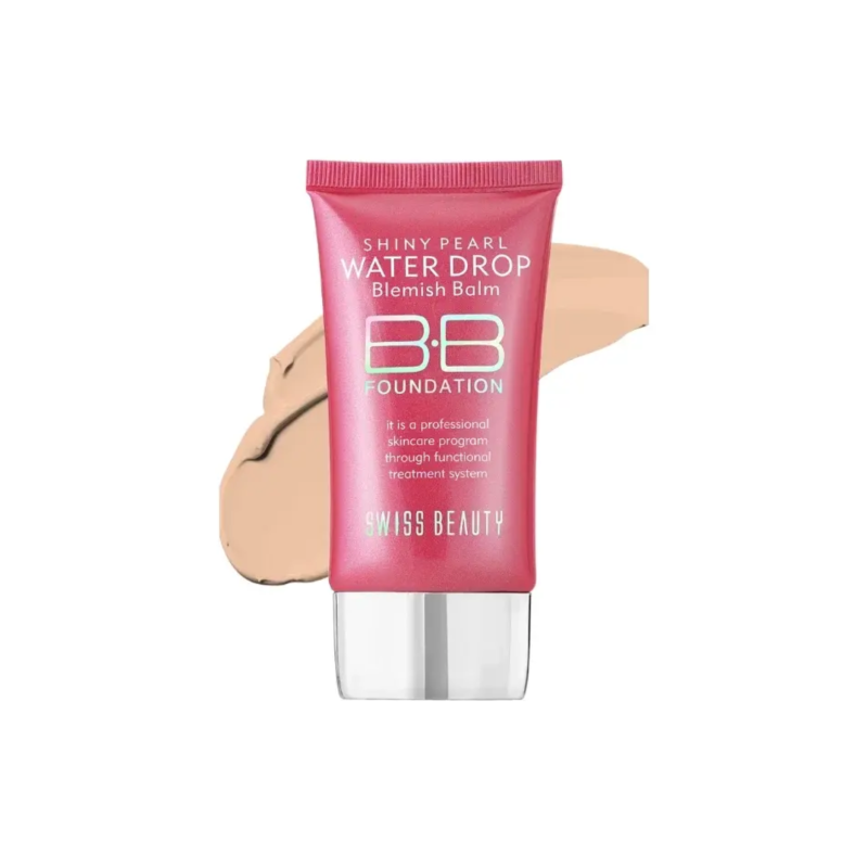 Swiss Beauty Shiny Pearl Water Drop Blemish Balm BB Foundation #03 40ml