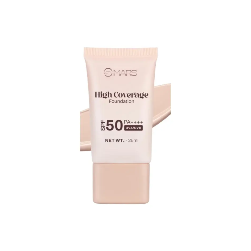 Mars High Coverage Foundation SPF50 PA++++ #01 Ivory Glow 25ml