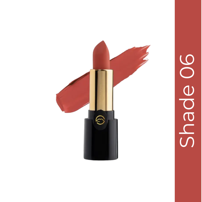 Mars Cosmetics Plush Velvet Matte Lipstick #06 Peach Melody (3.2gm)