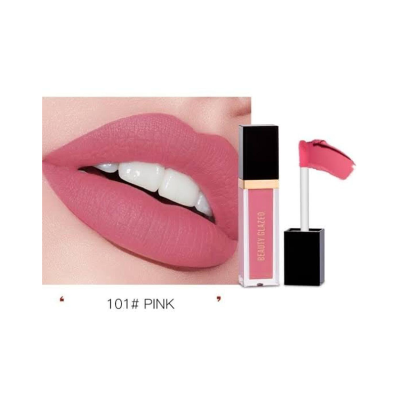 Beauty Glazed Matte Liquid Lipstick #101 Pink 2.8gm