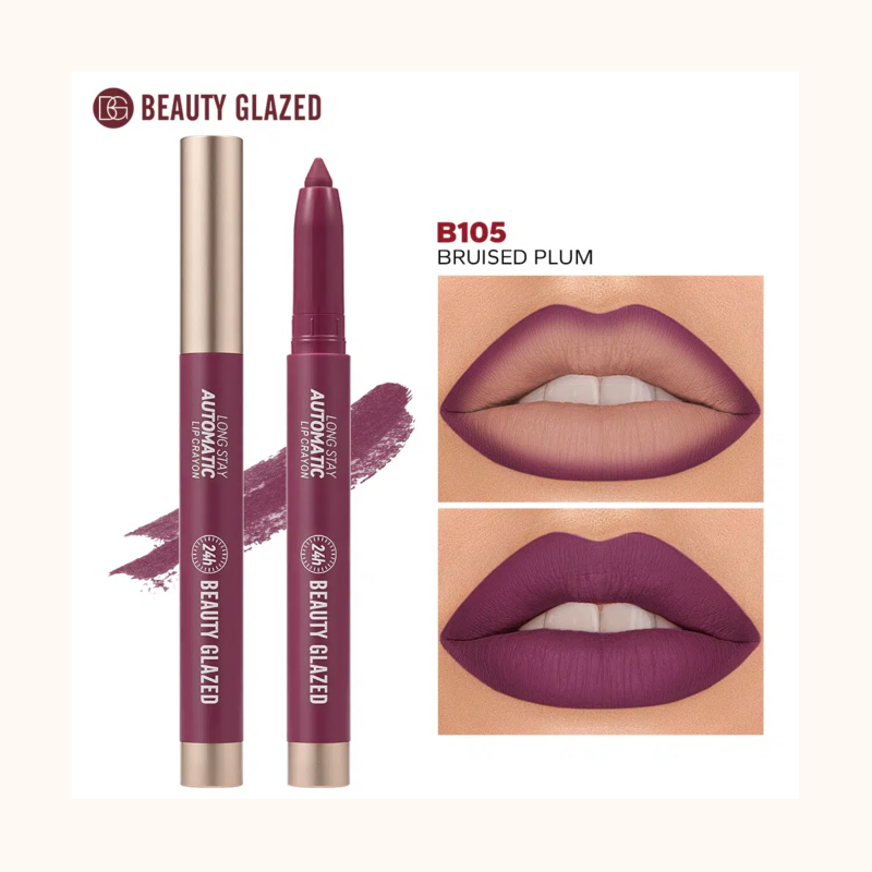 Beauty Glazed Lip Crayon Bruised – Plum B105