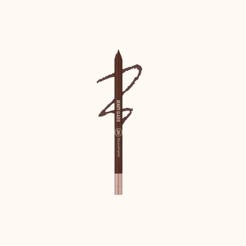 Beauty Glazed Waterproof & Long Lasting Lip Liner #B114 Chocolate (0.6gm)