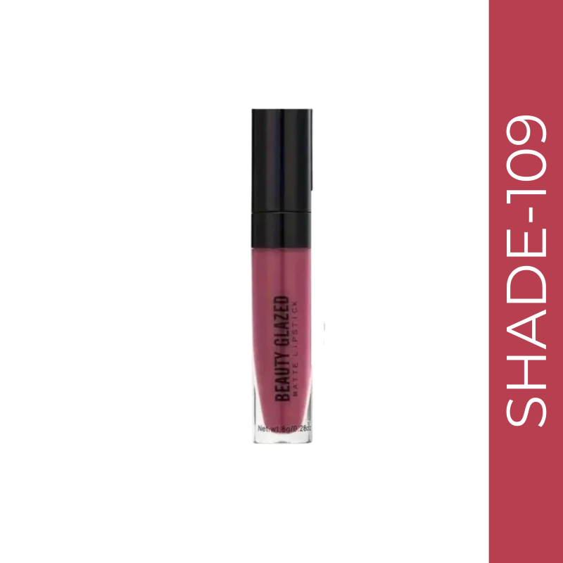 Beauty Glazed Silky Smoothness Matte Lipstick #109 Nude Rose (8gm)