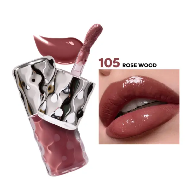 Beauty Glazed Volume Plumping Lip Gloss #105 Rose Wood