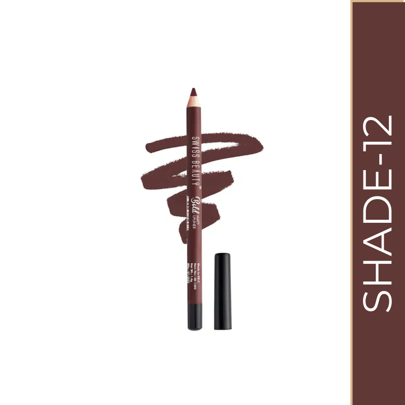 Swiss Beauty Bold Matt Lipliner Dark Chocolate 12