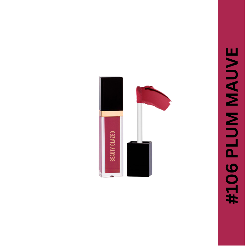 Beauty Glazed Matte Liquide Lipstick - 106 Plum Mauve