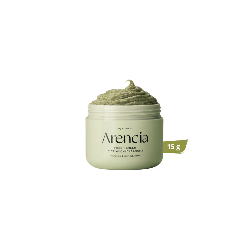 arencia fresh green rice mochi cleanser 15g