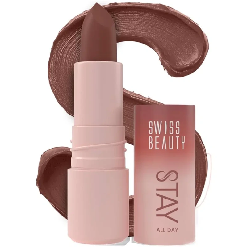 Swiss Beauty Stay All Day Lipstick 07 Sassy