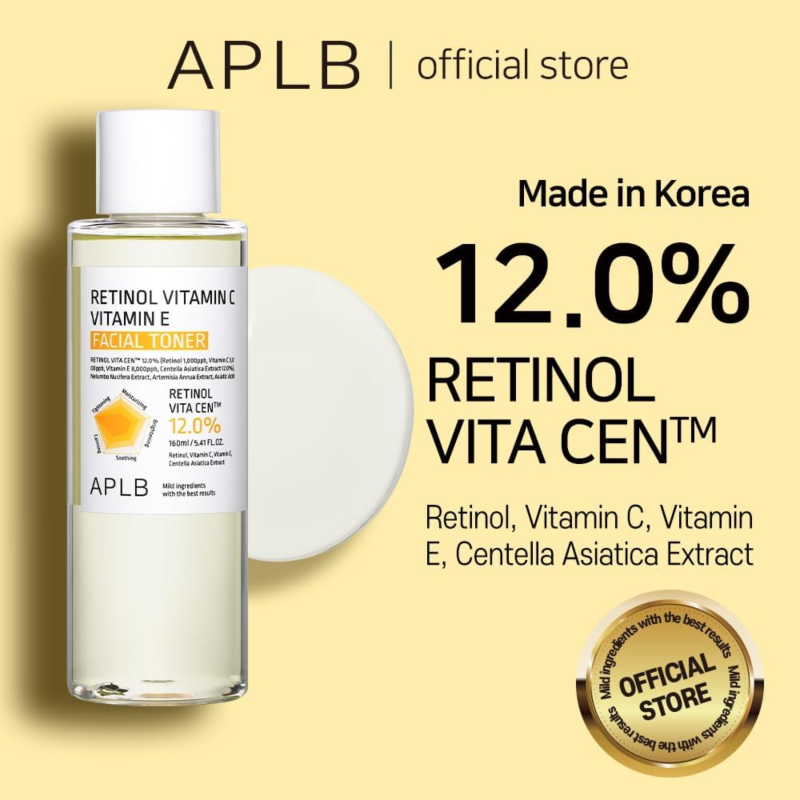 APLB Retinol Vitamin C Vitamin E Facial Toner 160ml