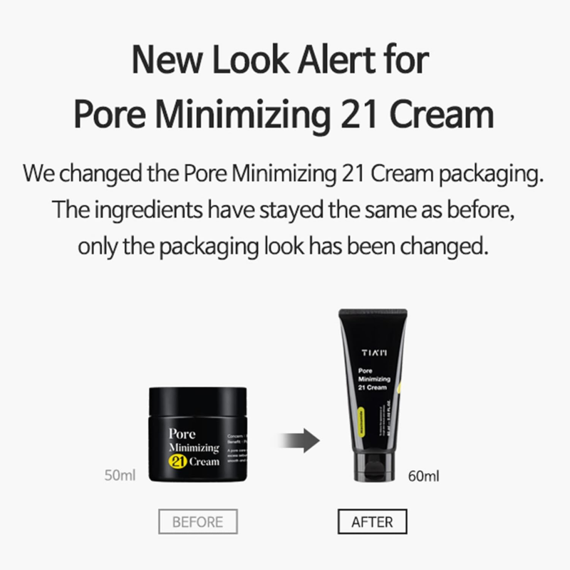 Tiam Pore Minimizing 21 Cream 60ml