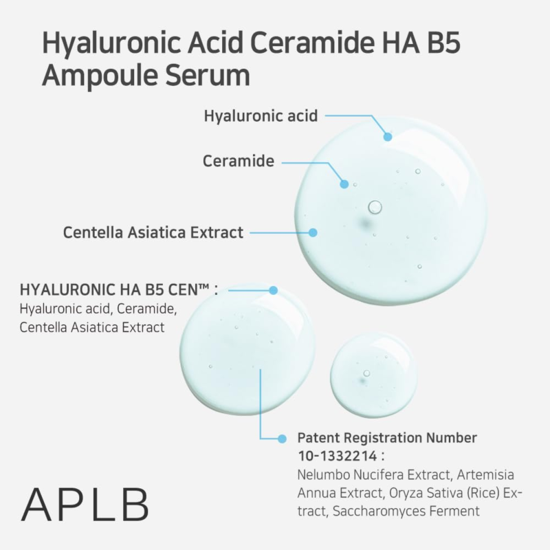 APLB - Hyaluronic Acid Ceramide HA B5 Ampoule Serum 40ml