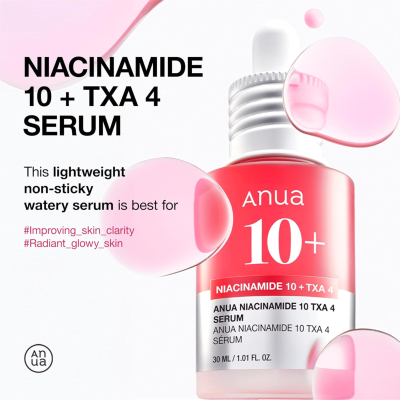 Anua Niacinamide 10% + TXA 4% Serum 30ml (New Version)