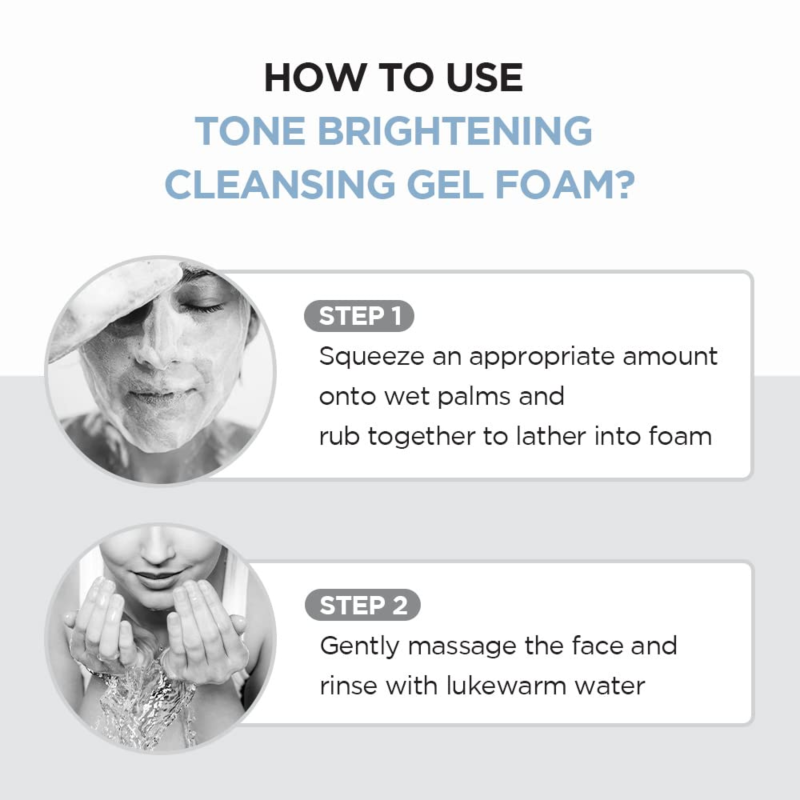 Skin1004 Madagascar Centella Tone Brightening Cleansing Gel Foam 125ml