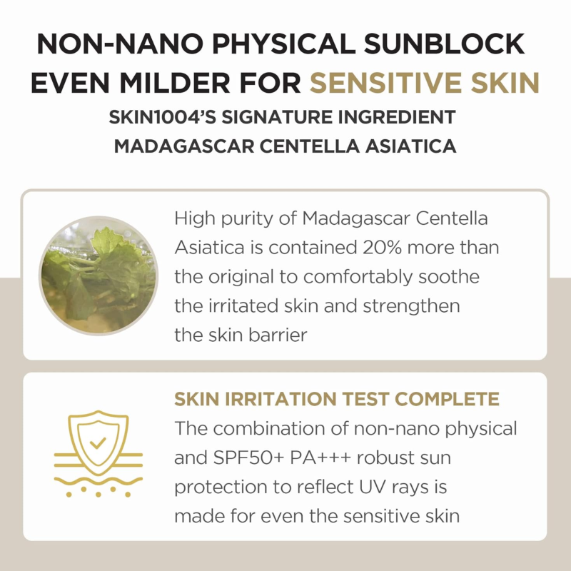 Skin1004 Madagascar Centella Air-Fit Suncreen Plus Spf 50+ Pa++++ 50ml
