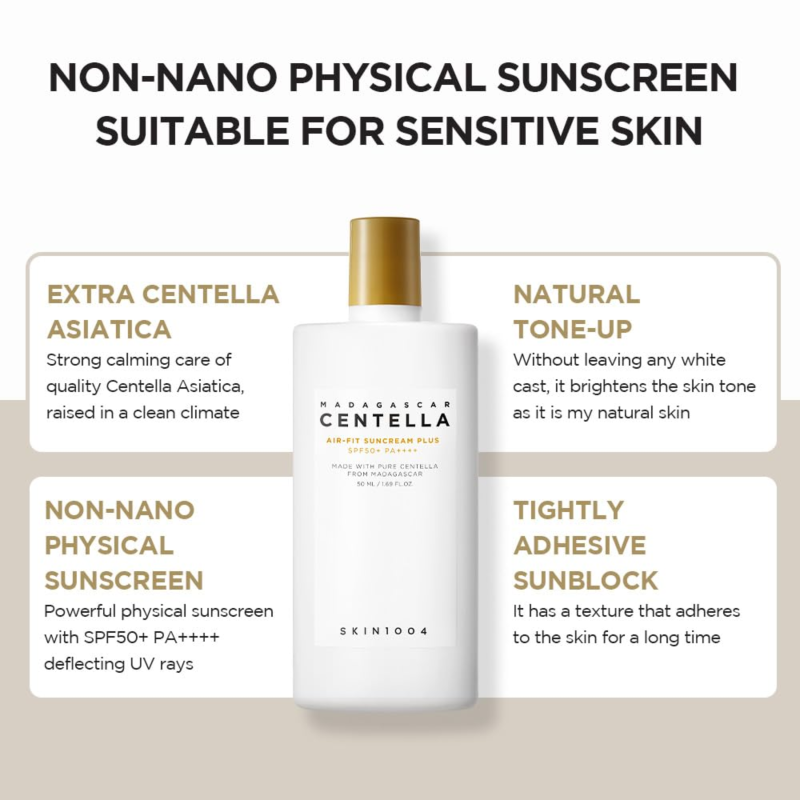 Skin1004 Madagascar Centella Air-Fit Suncreen Plus Spf 50+ Pa++++ 50ml