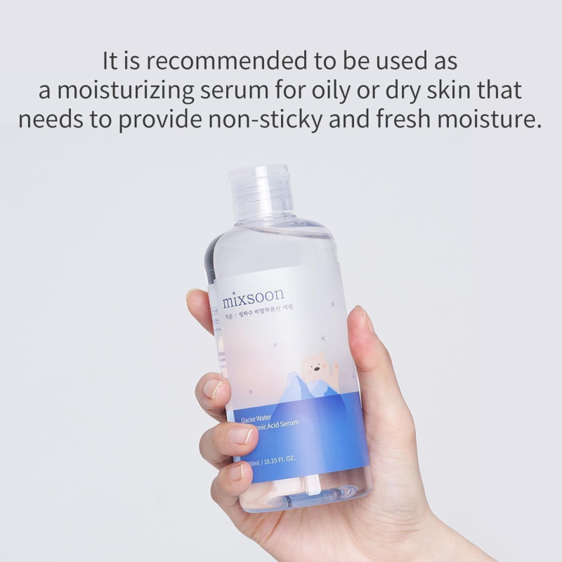 mixsoon glacier water hyaluronic acid Serum 300ml